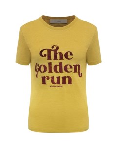 Льняная футболка Golden goose deluxe brand