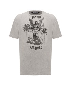 Хлопковая футболка Palm angels