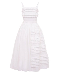 Хлопковое платье Prada