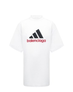 Хлопковая футболка adidas x Balenciaga