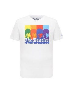 Хлопковая футболка The Beatles x Mc2 saint barth