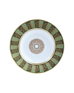 Суповая тарелка Eventail Vert Bernardaud