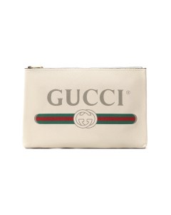 Кожаная папка для документов на молнии Gucci