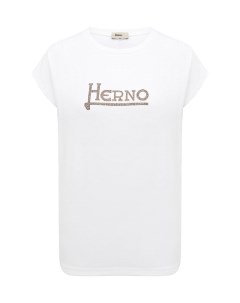 Хлопковая футболка Herno