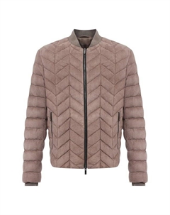 Замшевый бомбер Giorgio armani