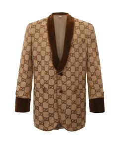 Хлопковый пиджак Gucci