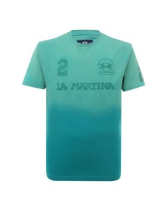 Хлопковая футболка La martina