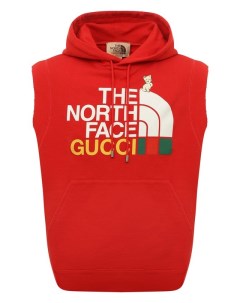 Хлопковый жилет The North Face x Gucci