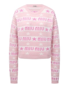 Кашемировый пуловер Miu miu