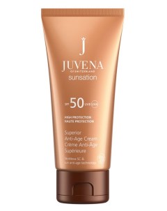 Передовой антивозрастной крем для лица Сансейшен SPF 50 75ml Juvena