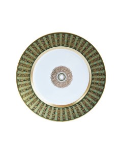 Обеденная тарелка Eventail Vert Bernardaud