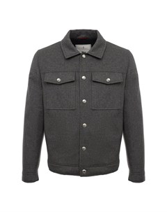 Шерстяная куртка рубашка Brunello cucinelli