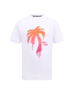 Хлопковая футболка Palm angels