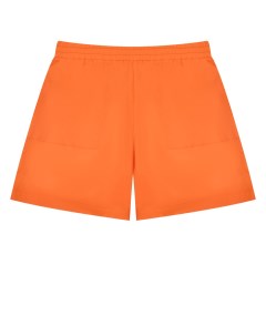 Шорты на резинке с карманами оранжевые Max&co