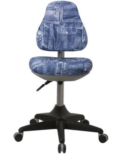 Кресло детское KD 2 синее джинса Бюрократ