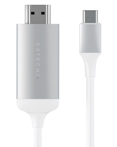 Кабель ST CHDMIS USB Type C to HDMI поддержка разрешения 4K длина 1 8м серебряный Satechi