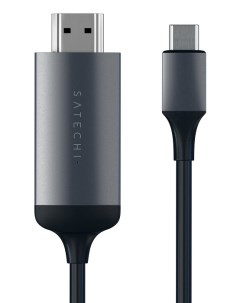 Кабель ST CHDMIM USB Type C to HDMI поддержка разрешения 4K длина 1 8м серый космос Satechi