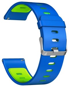 Ремешок на руку ADHARA DS GS 08 22 BG силиконовый для часов 22 mm blue green Lyambda
