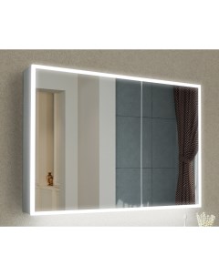 Зеркало шкаф ES 3810D 100х70 с подсветкой ИФК выключатель Esbano