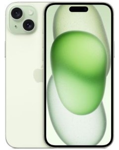 Смартфон A3096 iPhone 15 Plus 256Gb зеленый моноблок 3G 4G 2Sim 6 7 1290x2796 iOS 17 48Mpix 802 11 a Apple