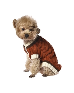 Свитер для собак Aesthetics рыжий р. L (длина спины 40см, обхват груди 48-52см) Foxie