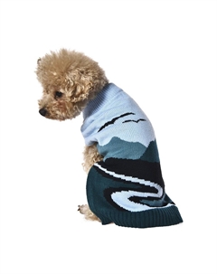 Свитер для собак Mountains S (длина спины 30см, обхват груди 38-45см) разноцветный Foxie