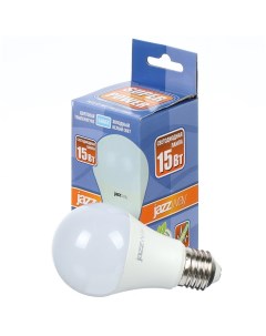 Лампа светодиодная E27 15 Вт 150 Вт груша 5000 К свет холодный белый PLED SP A60 Jazzway