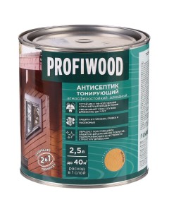 Антисептик для дерева тонирующий орегон 2 1 кг Profiwood