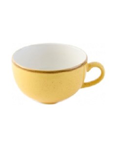 Чашка Cappuccino 227мл Stonecast SMSSCB201 цвет Mustard Seed Yellow Churchill