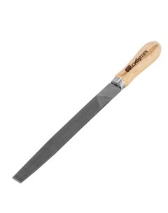 Напильник плоский 16226 200 мм деревянная ручка Сибртех