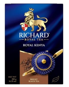 Чай черный Royal Kenya крупнолистовой 180 г Richard