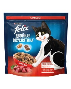 Сухой корм для кошек с мясом 1 3 кг Felix
