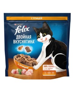 Сухой корм для кошек с птицей 1 3 кг Felix