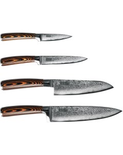 Набор из 4х ножей универсальная подставка Omoikiri