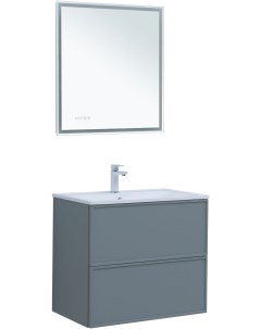 Мебель для ванной Арт 75 см мисти грин Aquanet