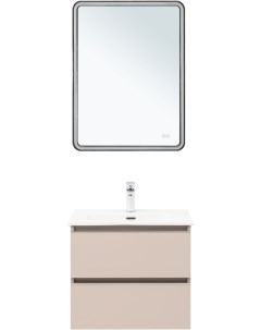 Мебель для ванной Вега 60 см бежевый Aquanet