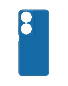 Чехол накладка Silicone Case для Honor X7b синий Krutoff