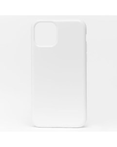Чехол iPhone 11 Pro силиконовый глянцевый белый Promise mobile
