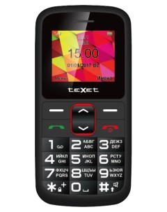 Мобильный телефон TM B217 Black Red Texet