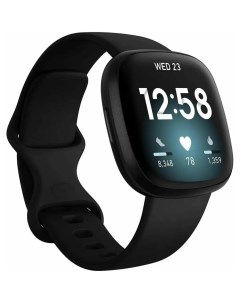 Смарт часы Versa 3 черный черный Fitbit