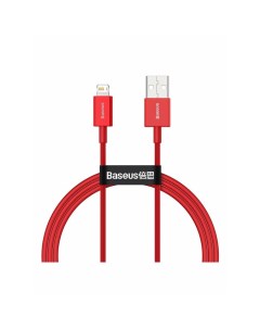 Кабель Lightning USB 2 4 A 1 м красный Baseus