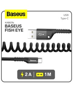 Кабель Fish eye Type C USB 2 A 1 м чёрный Baseus