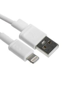 Кабель BC 041 Lightning USB 3 А 1 м силикон белый Byz