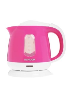 Чайник электрический SWK 1018RS 1 л белый розовый Sencor