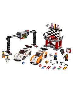 Конструктор Speed ChampionsФинишная линия гонки Porsche 911 GT 75912 Lego