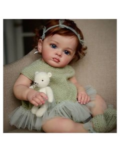Мягконабивная кукла Реборн девочка Алиса 60 см Reborn