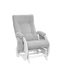 Кресло глайдер для кормления Ария Дуб молочный V51 Light Grey Milli