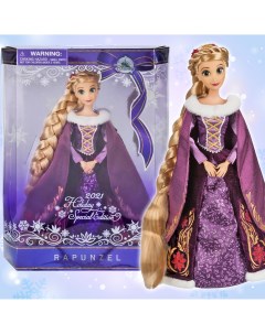 Кукла Рапунцель шарнирная коллекция Holiday 2021 Disney