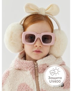Очки детские солнцезащитные UV400 розовые Happy baby