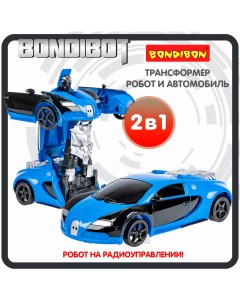 Трансформер 2в1 BONDIBOT на радиоуправлении робот и автомобиль ВВ6068 Bondibon